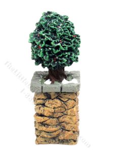 (image for) Miniature 4" Topiary for Dollhouses In Limestone Base