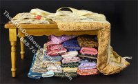 (image for) Dollhouse Scale Model Sewing Table by Bette Jo Chudy