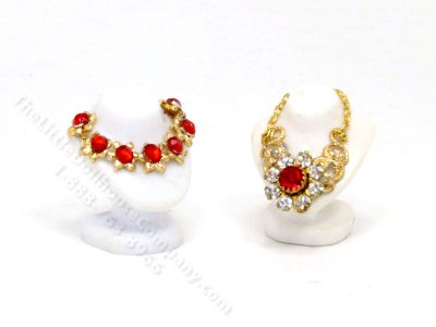 (image for) Miniature Pair of Jewelry Busts for Dollhouses