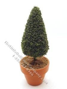 (image for) Miniature 5" Topiary in Terracotta Pot for Dollhouses