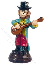 (image for) Miniature Banjo Monkey Figurine for Dollhouses