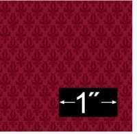 (image for) Dollhouse Scale Model Wallpaper Damask