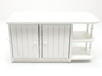 (image for) Miniature AS IS White Kitchen Island