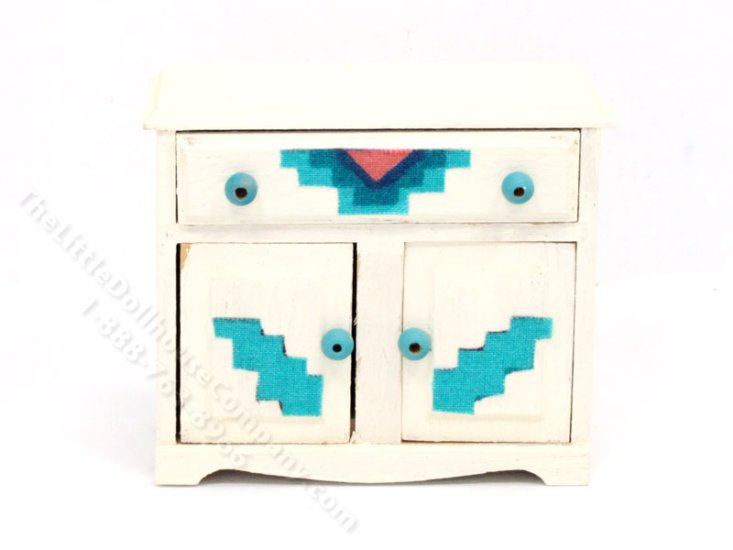 (image for) Vintage Miniature Southwestern Console Table