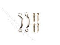 (image for) Miniature Pewter Drawer Handles for Dollhouses