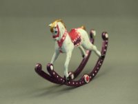 (image for) Dollhouse Miniature Rocking Horse