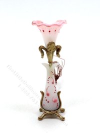 (image for) Miniature Bronze Pink Iris Lamp by Jim Pounder