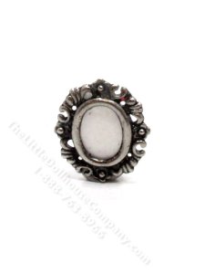 (image for) Miniature Ornate Silver Frame for Dollhouses