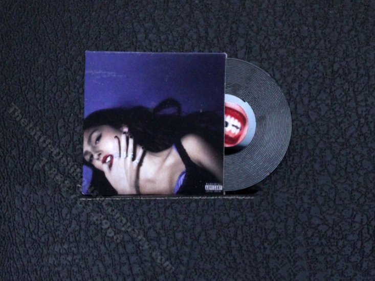 (image for) Miniature Olivia Rodrigo "Guts" Vinyl Record