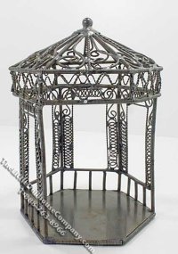 (image for) Miniature Metal Gazebo for Dollhouses