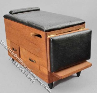 (image for) Dollhouse Scale Model Wooden Examination Table