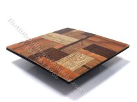 (image for) Miniature Large Square M.U.T.T. Coffee Table w/ Black Base by PRD Miniatures