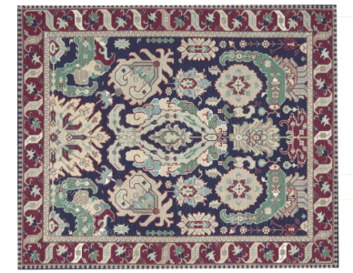 (image for) Miniature 2X-Small Scale Traditional Rug