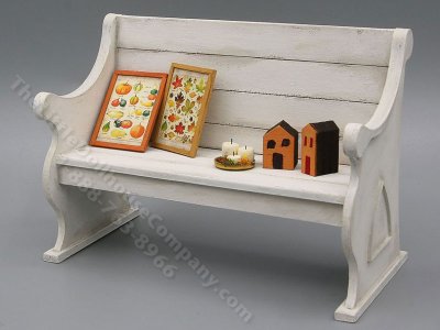 (image for) Miniature Garden Bench Kit By Pierluigi for Dollhouses