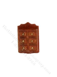 (image for) Miniature Handmade 1/2 Scale Spice Cabinet for Dollhouses