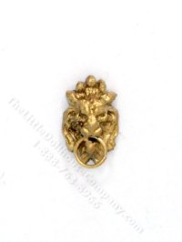 (image for) Miniature Antique Style Lion Head Door Knocker for Dollhouses