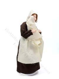 (image for) Miniature Vintage Medieval Nursemaid with Baby by Detta's Darling Dolls