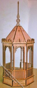 (image for) Laser Cut Victorian Gazebo Kit for Dollhouses