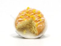 (image for) 1/2 Scale Miniature Cut Lemon Drizzle Cake by Charlotte Willmott
