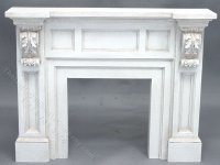 (image for) Miniature Distressed Georgian Fireplace