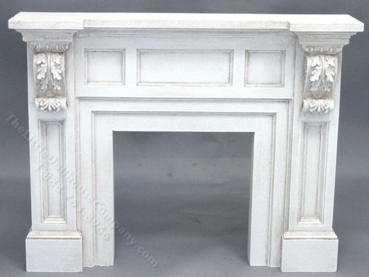(image for) Miniature Distressed Georgian Fireplace