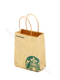 (image for) Miniature Starbucks Shopping Bag with Handles