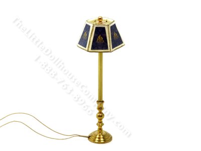 (image for) Miniature 12v Buffet Lamp for Dollhouses - Blue Flame