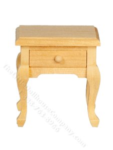 (image for) Miniature End Table for Dollhouses, Unfinished