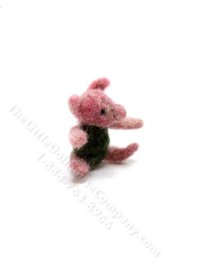 (image for) Miniature Felted Piglet by Trace Goldfarb