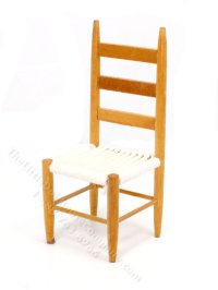 (image for) Miniature Rush Chair for Dollhouses