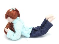 (image for) Red Haired Teen Girl Lying on Tummy by Patsy Thomas