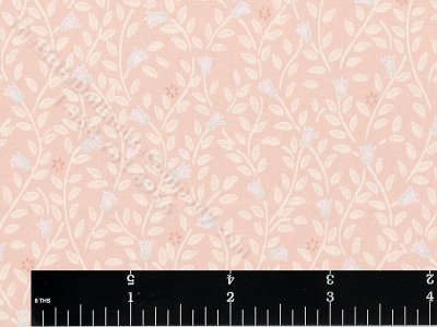 (image for) Blue Bell Vines Miniature Wallpaper for Dollhouses