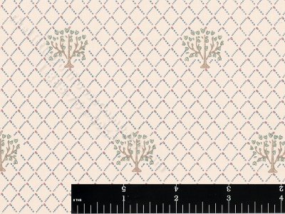 (image for) Tree Lattice Miniature Wallpaper for Dollhouses