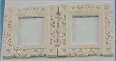 (image for) Dollhouse Scale Model Picture Frame 2 Pcs