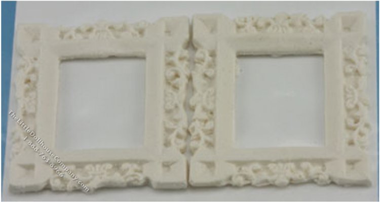 (image for) Dollhouse Scale Model Picture Frame 2 Pcs