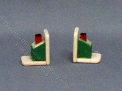 (image for) Miniature House Bookends for Dollhouses