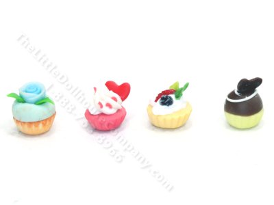 (image for) Miniature Cupcakes for Dollhouses (1pc)