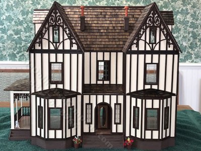 (image for) Half Scale Kristiana Tudor Assembled Dollhouse