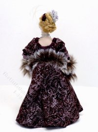 (image for) Elegant Woman in Evening Dress Doll by Carie Lourenco