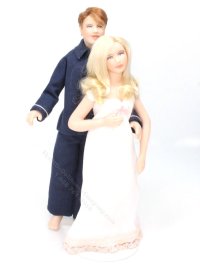 (image for) Miniature Intimate Doll Couple by Cindy's Dolls