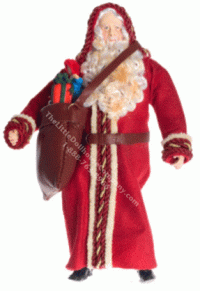 (image for) Miniature Santa Claus for Dollhouses