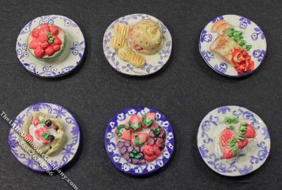 (image for) Miniature Plate of Food for Dollhouses (1/pk)