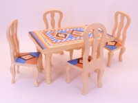 (image for) Eye Candy Table and 4 Chairs, South Western Theme