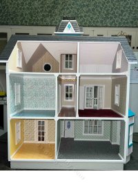 (image for) Assembled Georgian Secret Tower House in Pastel Hues