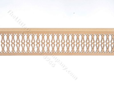 (image for) Miniature Tear Drop Porch Rail for Dollhouses