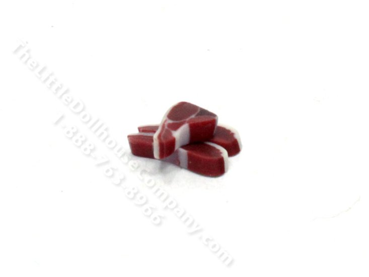 (image for) Miniature Steaks for Dollhouses