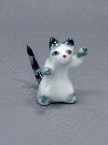 (image for) Miniature Standing Siamese Cat Statuette for Dollhouses