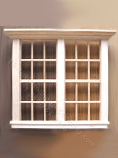 (image for) Classical Double 6-Over-6 Window for Dollhouses