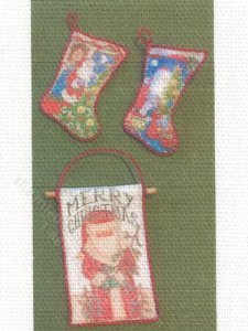 (image for) Miniature Christmas Stocking and Banners DIY Kit
