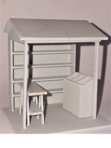 (image for) 1:48 Scale Miniature Market Stall Kit
